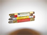 4 Vintage Bullet Pencils