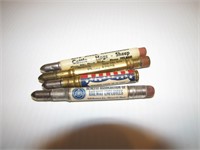 4 Vintage Bullet Pencils
