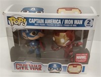 (DE) Funko POP Captian America with Iron man