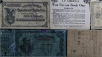 US Back of Book Stamps oddball larger items includ