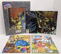 (DE) X-Men ChromArt Collectibles, Sticker Book,