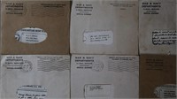 US Stamps World War II Free and Censor Covers