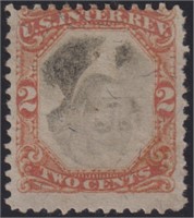 US Stamps #R135b Used Inverted center, CV $425