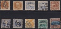 US Stamps #112//119 Used group on dealer, CV $1272