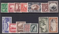New Zealand Stamps 1935 pictorial, CV $256