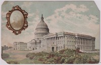 US Stamps Taft Inauguration Postcard, with Taft ph