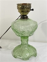Uranium Green Vaseline Glass? Electric Lamp