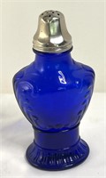 1930’s Cobalt Blue Glass Frank Tea & Spice Co.