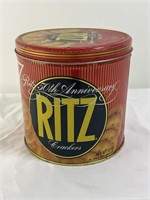 1984 Ritz Cracker tin 6” tall