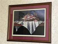 “Country Colors”  Framed and Matted Print signed