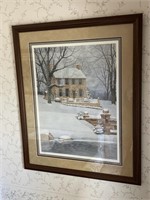 John Furches “A Winter Haven” Framed and Matted