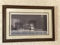 John Furches Print Framed and Matted 23 x 34 1/2