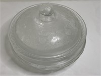 Early Covered Casserole Dish 8” Diameter