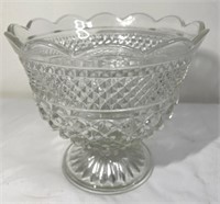 Wexford by anchor hocking glass centerpiece bowl