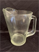 Vintage heavy beer pitcher 8”