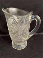 EAPG antique footed pitcher grand Diamond pitcher
