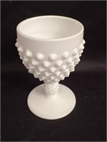 Fenton milk glass 4” goblet
