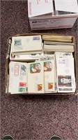 US Stamps 1000+ First Day Covers in Mix of Mostly