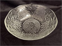 Indiana floral pattern serving bowl 7 1/2”