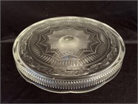 Vintage pedestal cake plate 10 3/4”