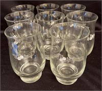 (8) Vintage Pfaltzgraff Tumblers, water glasses