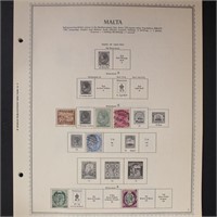 Malta Stamps 1900s-1960s Mint and Used fresh colle