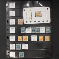 US Stamps Revenue Collection on pages, very fresh