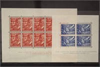 Netherlands Stamps #B144-B145 Mint HR, mini sheets