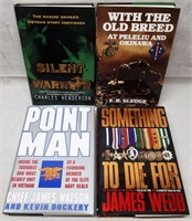 C7) 4 Military War History Books Vietnam Okinawa