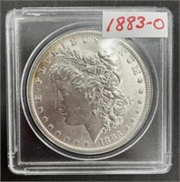 (PQ) 1883-O Silver Morgan dollar