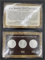 (PQ) 1942-43 Silver Walking Liberty Half Dollars