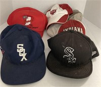 (D) vintage sports hats Indiana soxs town of