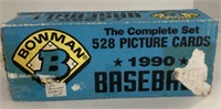 (D) bowman 1990 baseball set