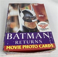 (T) Batman returns 1991 wax box trading cards  36