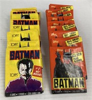 (T) Batman wax packs 1989 -19 total