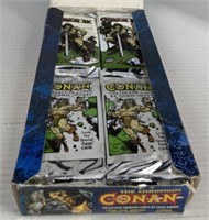 (T) Conan 1and 2 wax packs trading cards 38 total