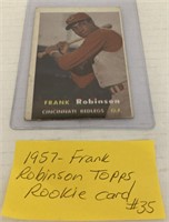 (S) frank Robinson 1957 Topps rookie card no 35