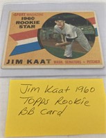 (S) Jim Kaat  Topps  1960 rookie card no 136