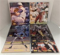 (S) Assorted sports autographs not authenticated