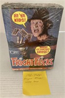 (S) Topps fright flicks 1988 sealed wax box 36 ct