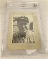 (S) Wally Berger 1936 Boston bees autograph