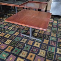 4 - 36" Square Restaurant Dining Tables