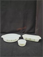 Vintage Anchor Hocking Glasbake Cookware