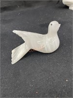 Natural Marble Hand Carved Bird Figurine
