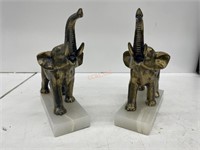 Solid Brass Elephant Decor Stands
