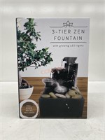 New in Box 3-Tier Zen Fountain