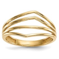 14k Yellow Gold 4 Band Ring
