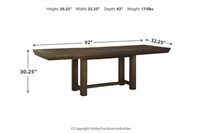 Ashley Dellbeck Dining Table D748-45