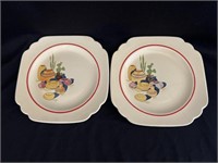 (2) Homer Laughlin 1930’s Mexicana Saucers