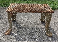 Antique Victorian Cast Iron Wine Table